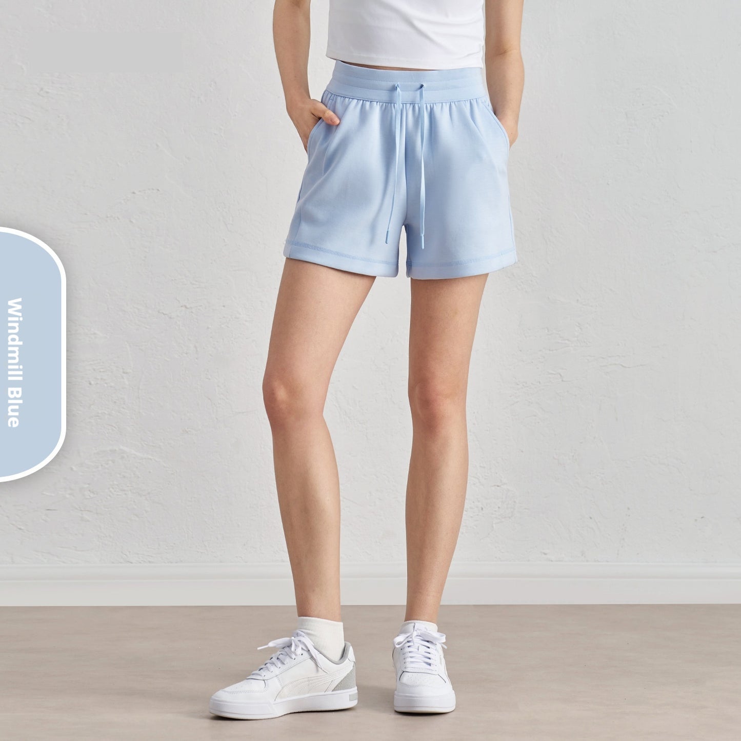 lilly clay loose workout shorts